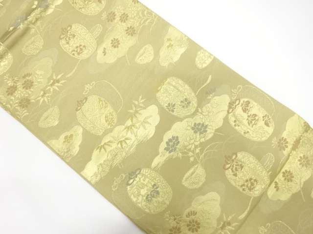 仕覆模様織出し袋帯